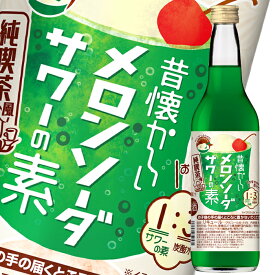 合同 昔懐かしいメロンソーダサワーの素16％600mlパック×1ケース（全12本） 送料無料