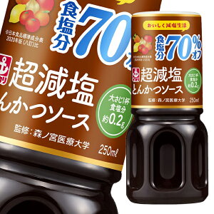 先着限りクーポン付 イカリソース 超減塩とんかつソース250ml×2ケース(全60本) 送料無料【co】