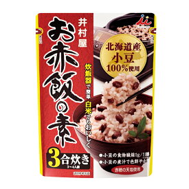 井村屋 3合用 お赤飯の素230g袋×1ケース（全24本） 送料無料