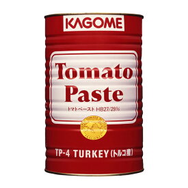 カゴメ トマトペースト トルコ産 ホットブレイク製法4.5kg缶×1ケース（全6本） 送料無料