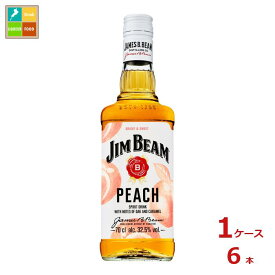 サントリー ジム ビーム ピーチ700ml瓶×1ケース（全6本） 送料無料
