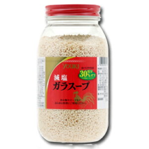 【送料無料】ユウキ食品　減塩ガラスープ400g×1ケース（全12本）