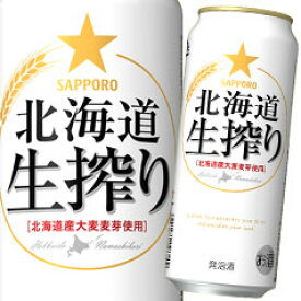 サッポロ 北海道生搾り500ml缶×2ケース（全48本） 送料無料