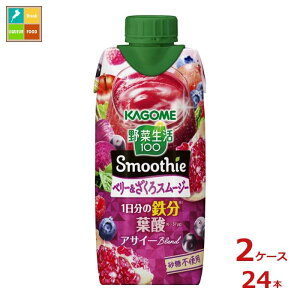 JS ؐ100 Smoothie x[X[W[330mlpbN×2P[XiS24{j