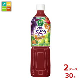 カゴメ 野菜生活100 2種のぶどうミックス720ml×2ケース（全30本） 送料無料 新商品 新発売