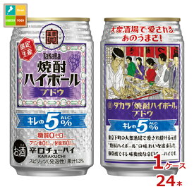 宝酒造 焼酎ハイボール ブドウ350ml缶×1ケース（全24本）送料無料 新商品 新発売