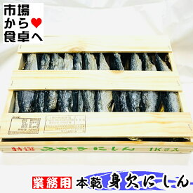 身欠きにしん 上乾1kg 【本干タイプ】焼いても・煮ても美味しいです！おせちにもご利用いただけます【冷凍便】