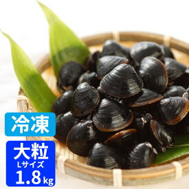 大粒 冷凍 送料無料 砂抜き済み 宍道湖産 Lサイズ 1.8kg（900g×2） 漁師直送 島根県 シジミ 味噌汁 用 蜆 汁 お吸い物 ヤマトシジミ 贈答 贈り物 国産 天然 ギフト オルニチン 亜鉛 クラムチャウダー 二日酔い 高級 お鍋 貝 産直 グルメ 大竹屋