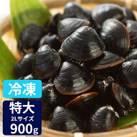 特大 お取り寄せ 冷凍しじみ 送料無料 砂抜き済み 宍道湖 しじみ 冷凍 2Lサイズ 900g 漁師直送 島根県 シ…