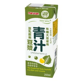 青汁豆ジャン （200ml×12個セット） 【マルサン】 ※荷物総重量20kg以上で別途料金必要