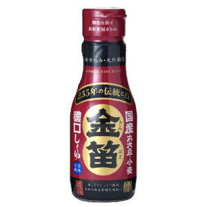 金笛 濃口しょうゆ デラミボトル (200ml) 【笛木醤油】