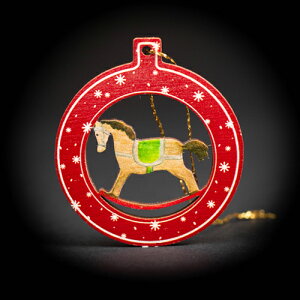 クラシックオーナメント・ロッキングホース (WR8606) 【バンデーラ/WANDERA GmbH】 【全年齢対象】 ※キャンセル不可