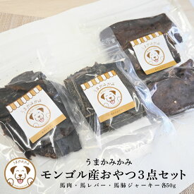 選べるメッセージカード付き プチギフトセット 【馬ジャーキーセット】馬肉 馬レバー 馬肺 各50g 犬 おやつ 無添加 お試し 硬い 長持ち 食後の歯磨き うまかみかみ 小袋 詰め合わせ オフ会 お配り イベント 誕生日 お祝い プレゼント 1歳