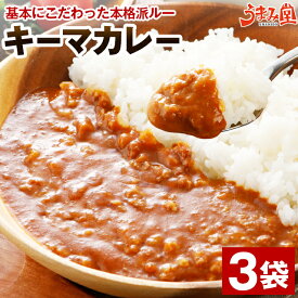 辛口 キーマカレー 180g×3パック 送料無料 旨辛 激辛 レトルト食品 国産 豚肉 カレー ご飯 のお供に 豚バラ 常温保存OK 非常食 おつまみ チーズに合う 日持ち 常温 ポイント消化 [メール便]