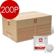 【賞味期限2028年1月】【個包装200個入(200杯分)】イリー/illy エスプレッソ【カフェ ポッド(44mm)】ミデ…
