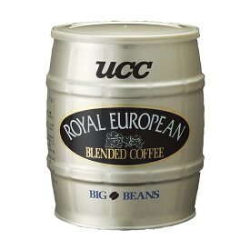 【6缶(1ケース)】UCC 炭焼ロイヤルヨーロッパブレンド(缶)豆700g※挽いてありません※ヨーロピアンブレンド【賞味期限6ヶ月以上】