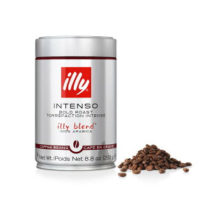 【12缶(1ケース)】イリー/illy イリーブレンド (豆) ダークロースト インテンソ 250g【賞味期限6ヶ月以上】