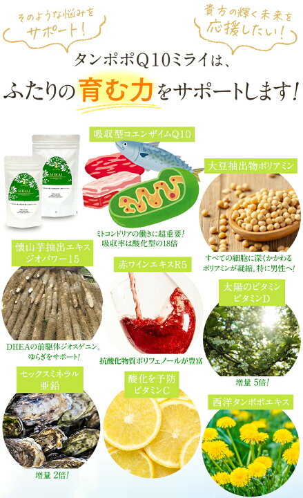 楽天市場】＼楽天1位／ 妊活サプリ【ミライ 2ヶ月分 120粒 