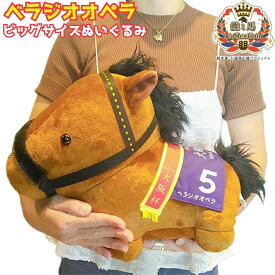 【馬site 推し馬コレクション】 ベラジオオペラ ビッグサイズ ぬいぐるみ 競馬 グッズ キャラクター 推し活 可愛い サラブレッド プレゼント ギフト