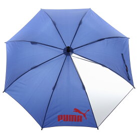 プーマ 子供 学童 グラスファイバー 1駒 透明 窓 ワンタッチ ジャンプ 傘 55cm × 8R PA1355JPS 小学校 低学年 中学年 雨 梅雨 日常使用 通学 新学期 新入学 適用身長 130cm