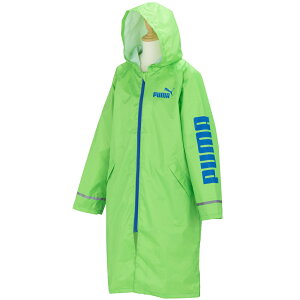 プーマ 袖 ロゴ プリント ランドセル リュックサック レインコート PBS55RA 130cm 140cm 150cm 小学校 低学年 中学年 高学年 校外学習 遠足 修学 旅行 携帯 収納 袋 むれにくい 雨 梅雨 台風 合羽
