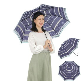 【送料無料】傘 レディース 水玉柄 総柄 60cm ジャンプ式 細身な作りでエレガントな雰囲気 母親 プレゼント 実用的 ギフト メッセージカード ラッピング 誕生日 雨傘