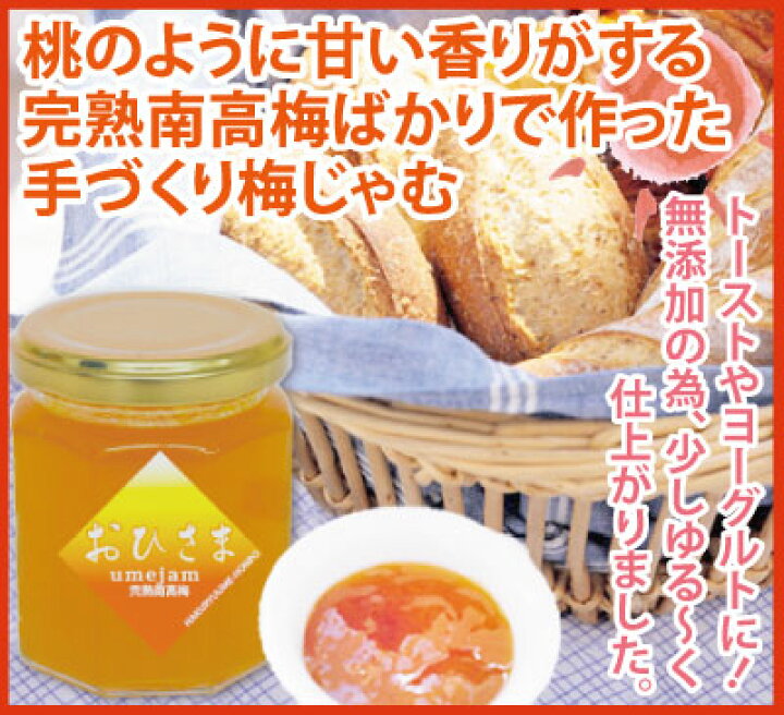 楽天市場】送料無料 お得用 紀州 南高梅 おひさま梅じゃむ 145g ビン入 