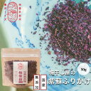 【無添加 梅ふりかけ】昔ながらのすっぱい梅干し屋の紫蘇ふりかけ 50g by 梅ボーイズ 国産 送料無料 紀州南高梅 赤紫蘇 天然塩 天日塩 自然塩 しそふりかけ 紀州産（和歌山県、三重県） 国産 着色料不使用 ゆかり【ウメ 梅干 梅干し ギフト 1000円】