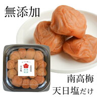 【無添加 梅干し】天然塩だけで漬けた梅干し（塩分18%）紀州南高梅 280g by 梅ボーイズ 完熟南高梅とミネ…