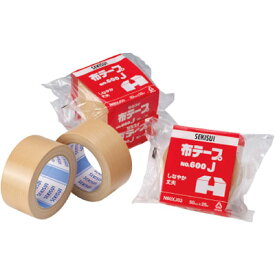 布テープ　＃600J　50X25　茶【1巻】　メーカー名：積水化学工業　粘着テープ、オフィス用品、事務用品、店舗用品、ガムテープ