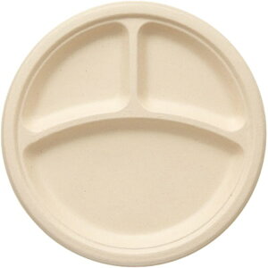 エコバンブープレートBPY−25 20枚 】エコ環境配慮タイプ、使い捨て食品容器、テイクアウト、デリバリー、竹素材、ランチボックス、無地、ナチュラル、おしゃれ