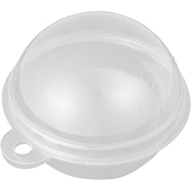 クラムシェルパック　ドーム型【キーワード】ギフトケース、フタ一体型、見せるラッピング、クリアケース、焼き菓子、クッキー、マカロン、透明ケース、パッケージ【季節】2月、3月【イベント・行事】バレンタインデー、ホワイトデー