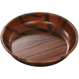 惣菜容器 CFボウル 220 木理DBR両 身【キーワード】ボウル、軽食、テイクアウト容器、デリバリー容器、バラ出し、おしゃれ、業務用、使い捨て食品容器