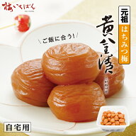 【紀州南高梅A級使用】元祖はちみつ梅干 黄金漬 1.3kg サイズ3L ご自宅用｜果肉たっぷり＆まろやか甘味｜…