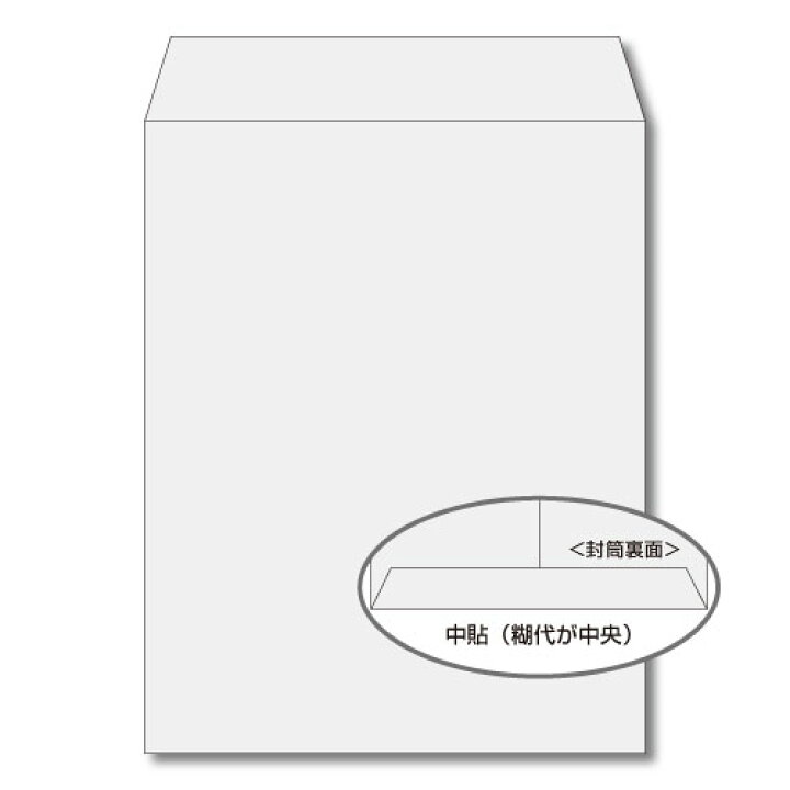 楽天市場 封筒 角5 角5封筒 カラー スカイ 厚さ85g M2 センター貼り 郵便番号枠なし 500枚 More Goods Market