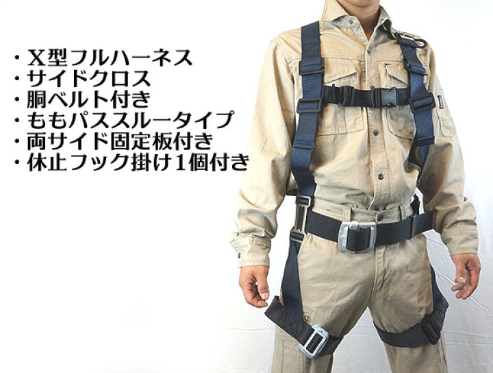 楽天市場】【処分品】数量限定【タイタン】TBフルハーネス 胴ベルト付き TB-9B-VP 腰ベルト固定板付【ハーネス安全帯】【安全帯】 : 梅春 いちや