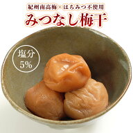 ＼甘味料・はちみつ不使用／訳あり 梅干し 塩分5% 低塩 400g 紀州南高梅 送料無料(但し北海道・沖縄県1,0…