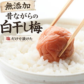 梅干し 無添加 白干し梅 昔ながらのすっぱい梅干し（塩分約20％） 国産 紀州南高梅使用 塩だけで作った伝統製法の白干し梅 大粒つぶれ梅 訳あり わけあり すっぱい梅干し うめぼし ご飯のお供 白梅干し 熱中症対策