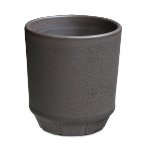 盆栽鉢 陶器 ミニ 小品 2.5〜3号 筒型丸深 おしゃれ 専門店 美濃焼 ブラウンマット カラメル バニラホワイト 三色 丸 小さい 超 アガベ 塊根 多肉植物 植木鉢