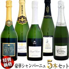 【特別価格】初夏の豪華 シャンパーニュ 5本セット