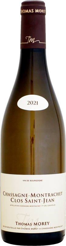 【お買得】ドメーヌ・トマ・モレ シャサーニュ・モンラッシェ 1er クロ・サン・ジャン [2021]750ml (白ワイン)