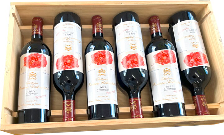 楽天市場】【クール配送】【木箱入り】6本セット シャトー・ムートン 