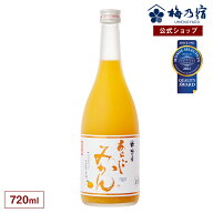 【公式】 梅乃宿 梅の宿 みかん酒 あらごしみかん 720ml メーカー直送 あらごしシリーズ 梅乃宿酒造 お酒…