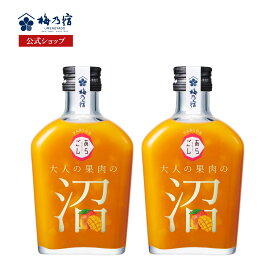 ＼SALE期間10%OFF／【公式】 梅乃宿 大人の果肉の沼「マンゴー」2本セット 梅の宿 沼 マンゴー酒