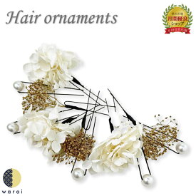 髪飾り 紫陽花 かすみ草 パール | かすみ草 花飾り 和装 ヘアアクセサリー ヘアーアクセサリー 入学式 成人式 卒業式 結婚式 披露宴 七五三 ウェディング 髪飾り 浴衣 振袖 着物 卒業袴 ヘッドドレス カスミソウ ヘアアレンジ