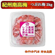 前田農園 紀州南高梅つぶれ梅　しそ味2kg(1kgx2個）