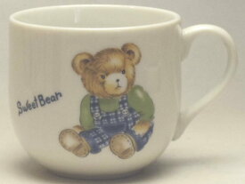 【B級品】Sweet Bear(緑）　U型コーヒーカップ