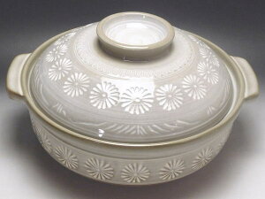 三島 9号土鍋(4〜5人用)【日本製萬古焼土鍋】