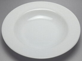 【B級品】白磁リムスープ皿(φ217)(ee6118)　[普段使いの食器]