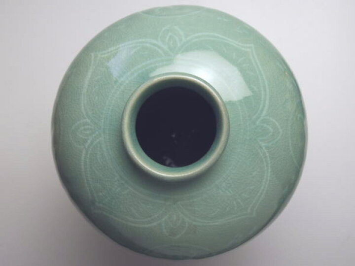 楽天市場】【B級品】丸紋鶴 高麗青磁飾り壺(高さ288)(商品によって 